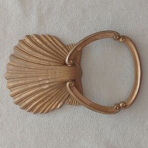 Vintage HOMCO Sea Shell Towel Holder Ring